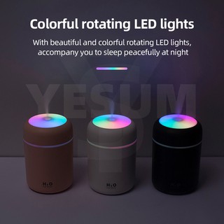 【COD】300ml Ultrasonic Home Air Humidifier Add-on Deal Essential oil Diffuser Purifier Aromatherapy Car Humidifier (4)