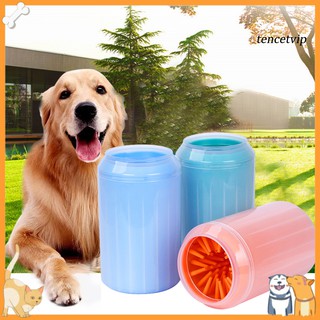 Portable Cat Dog Paw Washing Silicone Brush Cup Pet Foot Cleaning Tool Cleaner (1)