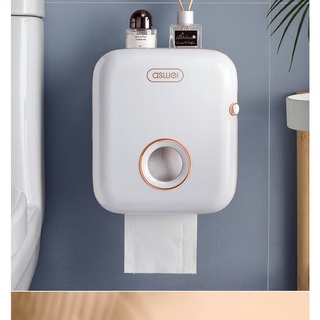 Toilet Paper Holder Stand Wall Mounted Waterproof Paper Towel Dispenser Holder Tissue Box Toilet Rol (8)