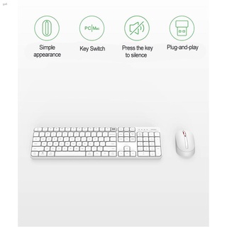 Keyboard & mice❒▩❅MIIIW Wireless Keyboard and Mouse Set IPX4 Water Resistant with One Key Switch