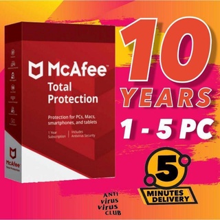 [PROMOTION] MCAFEE TOTAL PROTECTION 2021 ORIGINAL ANTIVIRUS SOFTWARE | 10 YEARS