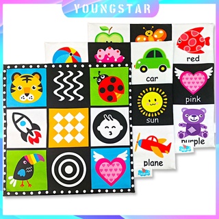 baby books educational♤✌YS-0-3Y Newborn Baby Cloth Book Educational Toy Color Cognition Toys Rustle (6)