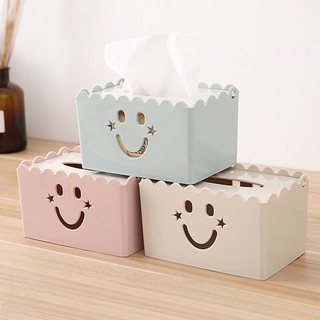 Smiley Tissue Box European Pumping Carton Creative Household Living Room Restaurant