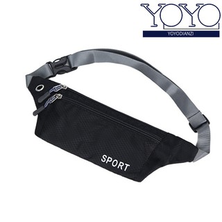 Outdoor sports waist bag unisex nylon waterproof running waist bag