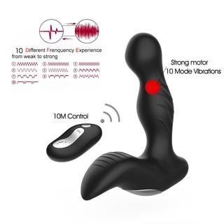 iGiT Male Prostate Massage Vibrator Anal Plug Silicone Waterproof Massager Stimulator Butt Delay Eja