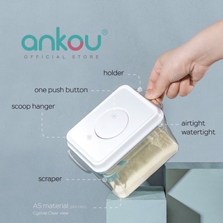 ANKOU Air Tight Milk Powder Container with Scraper - Rectangle Scraper (8)