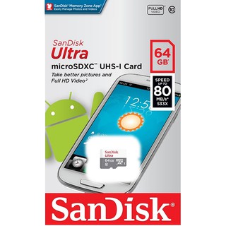 Original SanDisk Ultra 16/32/64GB Micro SD Card Speed 80MB/s (6)