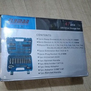 orug flyman 3/8 drive 47 pcs for only 1199