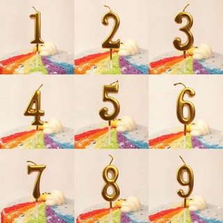 Number Candle Smokeless 0-9 Number Birthday Party Candle Cake Topper