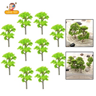 [whgirl]10Pcs DIY Scenery Tree Train Architecture Landscape Model Tree Layout