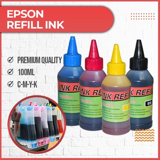 Epson Refill Ink High Quality Dye Ink for Epson 100ml 4 Colors CMYK