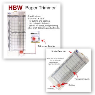 HBW paper trimmer and scoring