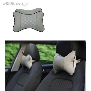 ✔1Pc Leather Car Neck Pillow Headrest Auto Seat Cover
