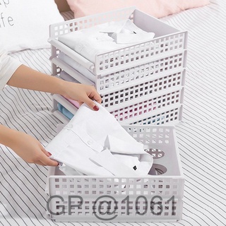 GP @1061 Clothes Stackable Drawer Rack Storage Cabinets Detachable Wardrobe Organizer Basket