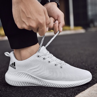 New Adidas Alpha Series Ultralight Sports Shoes Men's Running Shoes Casual Mesh Men's Shoes Large Size Female Jogging Student Shoes Couple Shoes Lightweight 38-46 (4)