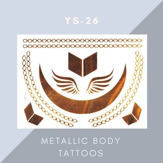 Metallic Body Temporary Flash Tattoos (more designs) (6)