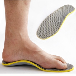 Men Orthopedic Insoles 3D Flatfoot Flat Foot s Orthotic Arch Support Insoles High Arch Shoe Pad Inso