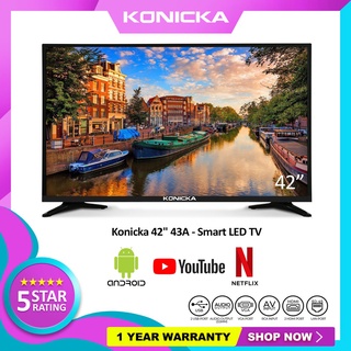 ﹊◄Konicka 42" 43A - SMART LED TV Smart TV-Android-HDR-Netflix-Youtube with free BRACKET (4)