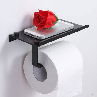 Wall Mounted Toilet paper holder stainless steel tissue holder mobile phone bathroom paper roll rack