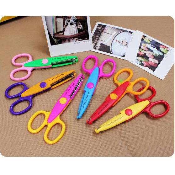 6 Decorative Craft Border Scissors Wavy Pinking Paper Shear