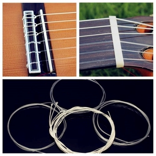 1set Durable Nylon Silver Strings Gauge Set Classical Classic Guitar Acoustic