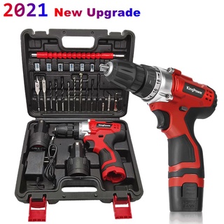 ✵❍▼Cordless Drill Screw Driver Electric Drill Cordless king