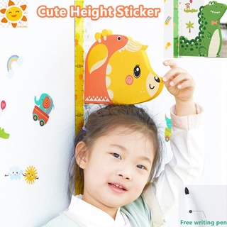 3d Three-Dimensional Cute Cartoon Animals Height Measurement Sticker Baby Height Measuring Wall