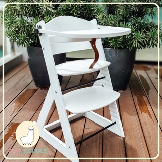 ✘Alpacuddle Milestones™ High chair adjustable wooden highchair removable tray Baby led weaning chair