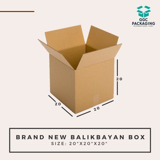 Brand New Balik Bayan Box | 20" x 20" x 20"