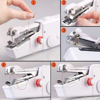 Hand Held Sewing Machine Mini Portable Easy Home Travel Stitch Sew DIY (5)