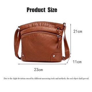 Sling Bags Quality Women's Bags Korean Style Shoulder Backpack Sling Fashion Retro PU Leather (5)