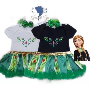 Frozen Ana tutu dress with turban for kids (0-36months)