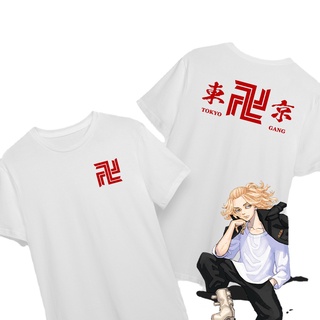 Anime Tokyo Revengers Cosplay Mikey MANJIRO T-shirt Costume Short Sleeve Tee Shirt Graphic Tops Apparel MANJI GANG (2)