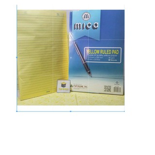 Mica Yellow Pad Paper