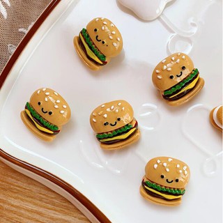 girl cute ins burger toast pizza brooch accessory (3)