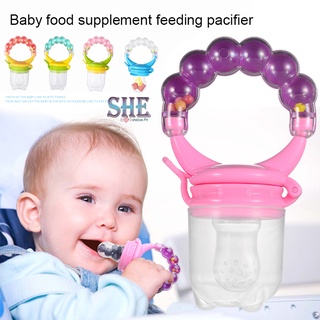 Baby food supplement feeding pacifier Baby fruit feeder