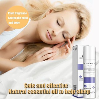 Essential Oil Lavender Deep Sleep Pillow Spray Insomnia Extract Relieve Stress Castor Oil Help Sleep
