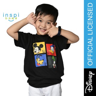 Disney Mickey Mouse Friends Tshirt in Black for Boys Inspi Shirt