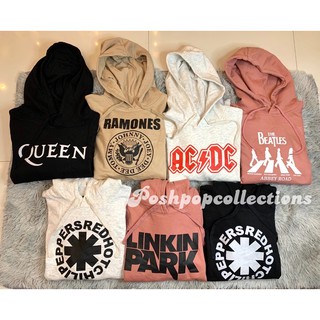 H&M hoodies Unisex with bands 2/2