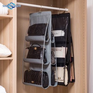 6 Pockets Hanging Storage Bag Tote Organizer