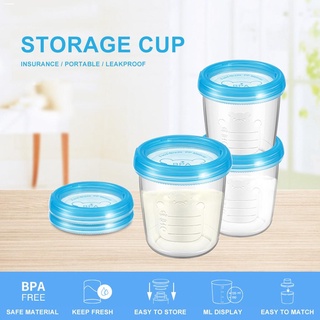 Mom✉✟♀【Bailey Baby】Food Milk Storage Cup Breast Leakproof BPA Free Reusable Baby Food Container 1pc