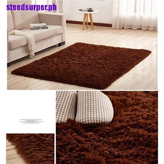 『Surper』Fluffy Rugs Anti-Skid Shaggy Area Rug Room Carpet Floor Mat Home Bedroom New
