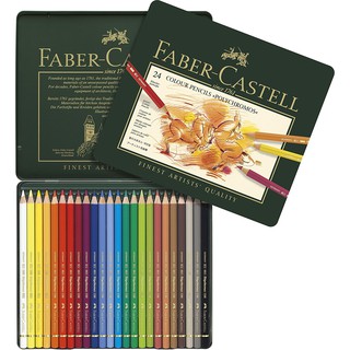 Faber Castell Polychromos 24 colour metal Case