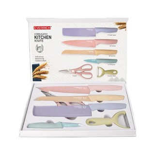 BEST Stainless Steel Pastel Kitchenware Set Colors Knife Set COD (4)