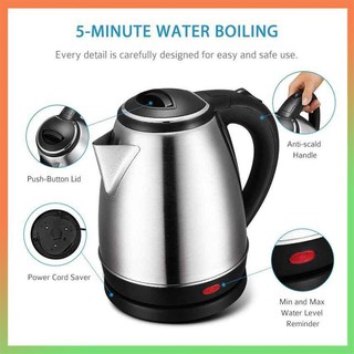 【Available】CJY 2L Scarlett Stainless Electric Kettle Water Heater