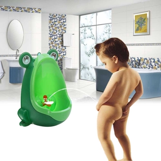 ‿ Frog Kids Potty Toilet Training Urinal Pee Trainer Bathroom Accessories