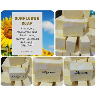 sunflower soap ( ready for rebranding) 135g & 100g