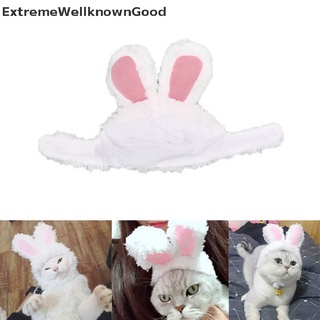 [ExtremeWellknownGood] Funny Pet Dog Cat Cap Costume Warm Rabbit Hat Cosplay Accessories Photo Props (1)