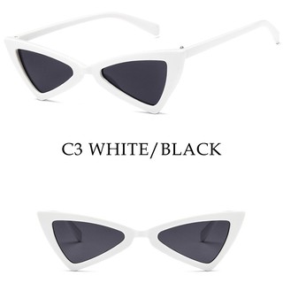 Fashion Triangle Cat Eye Small Sunglasses UV Protection (5)