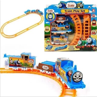 DIY Track Train Children's Toys Thomas Three-section Train
